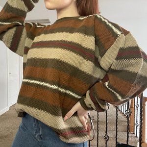 VINTAGE BROWN PAZZO SWEATER SIZE LARGE